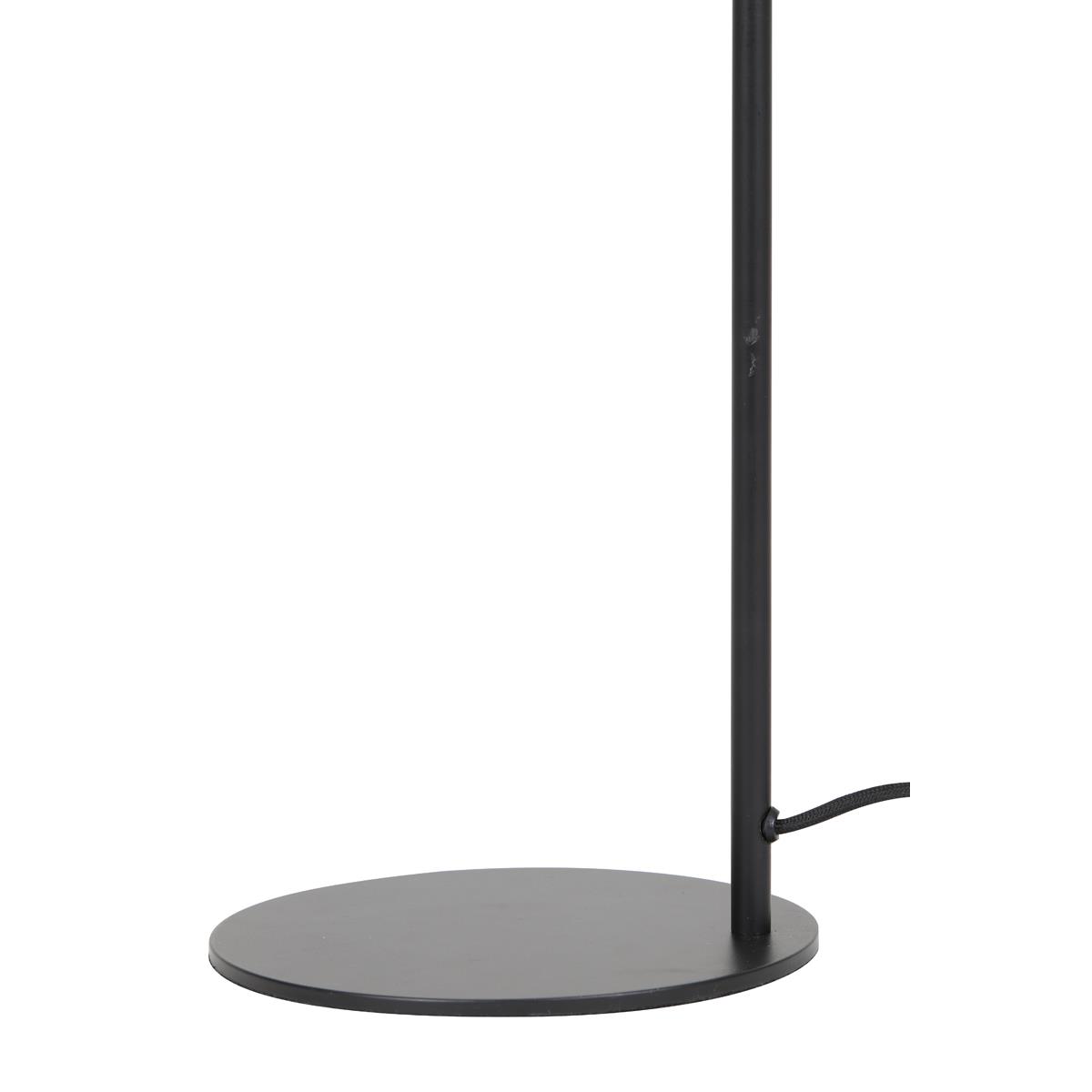 Light & Living Vloerlamp Lekar - Antiek Brons|Smoke Glas - Ø28x155 cm