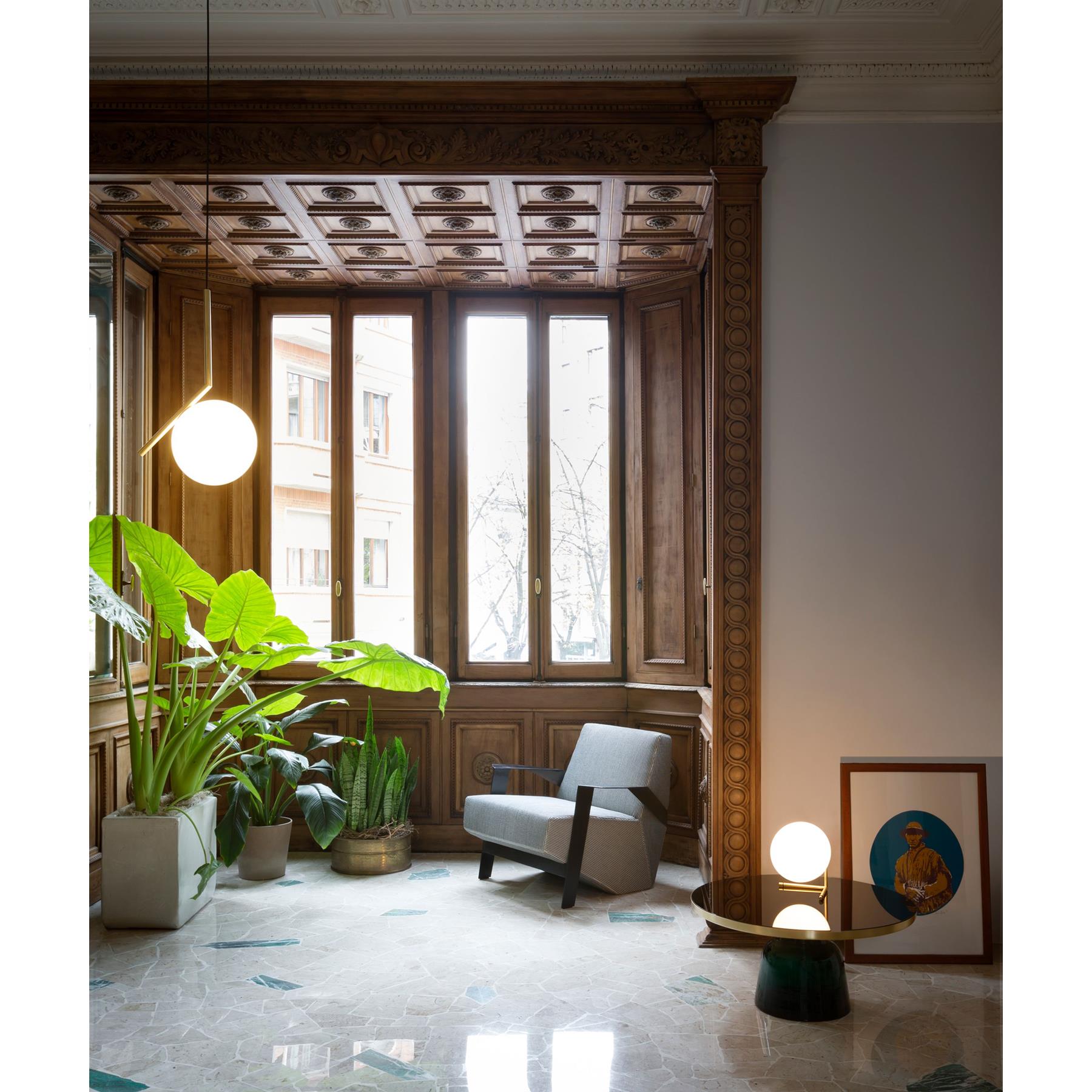 Flos IC Lights S2 hanglamp Ø30 zwart