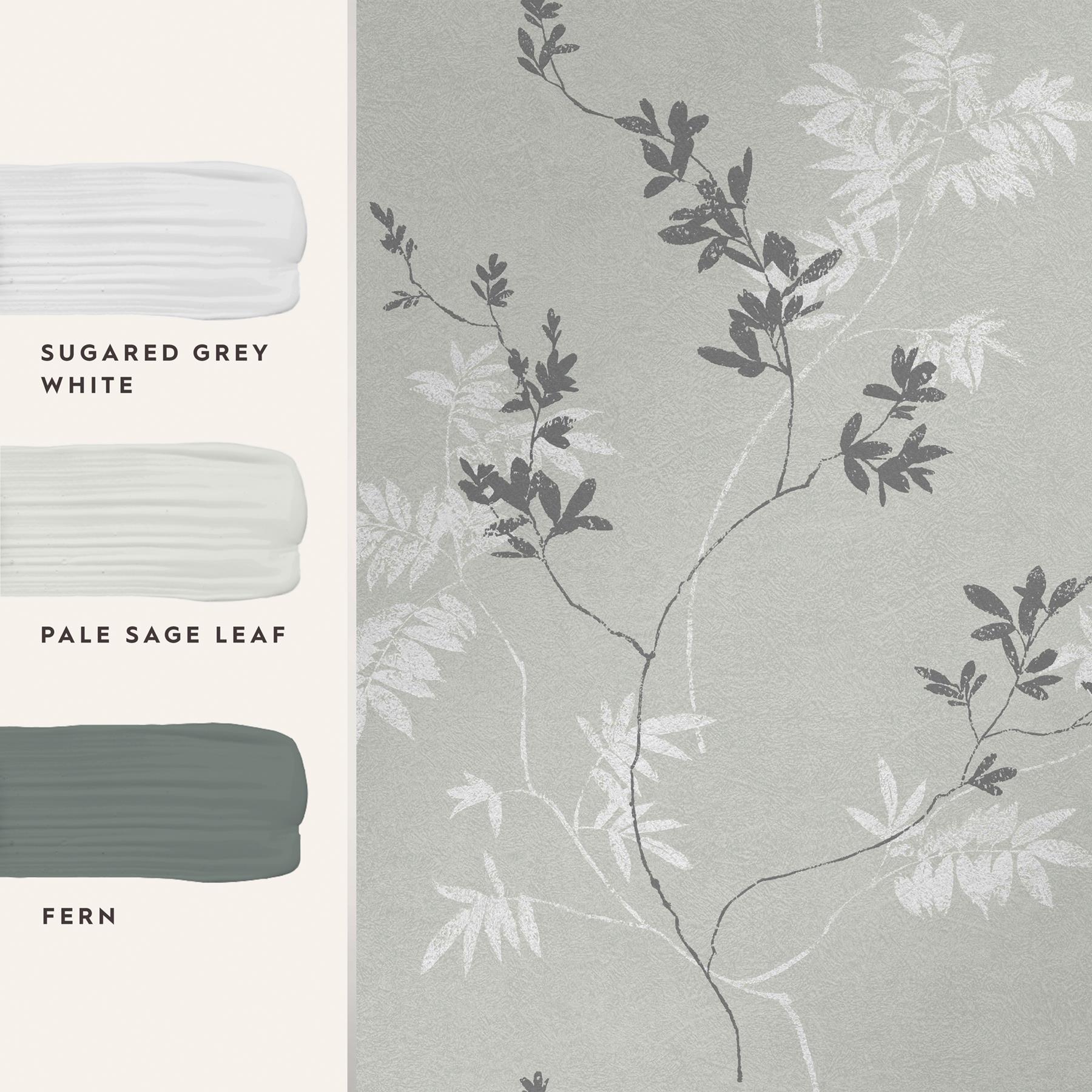 Laura Ashley Mari Behang - Planten - 10mx52cm - Groen