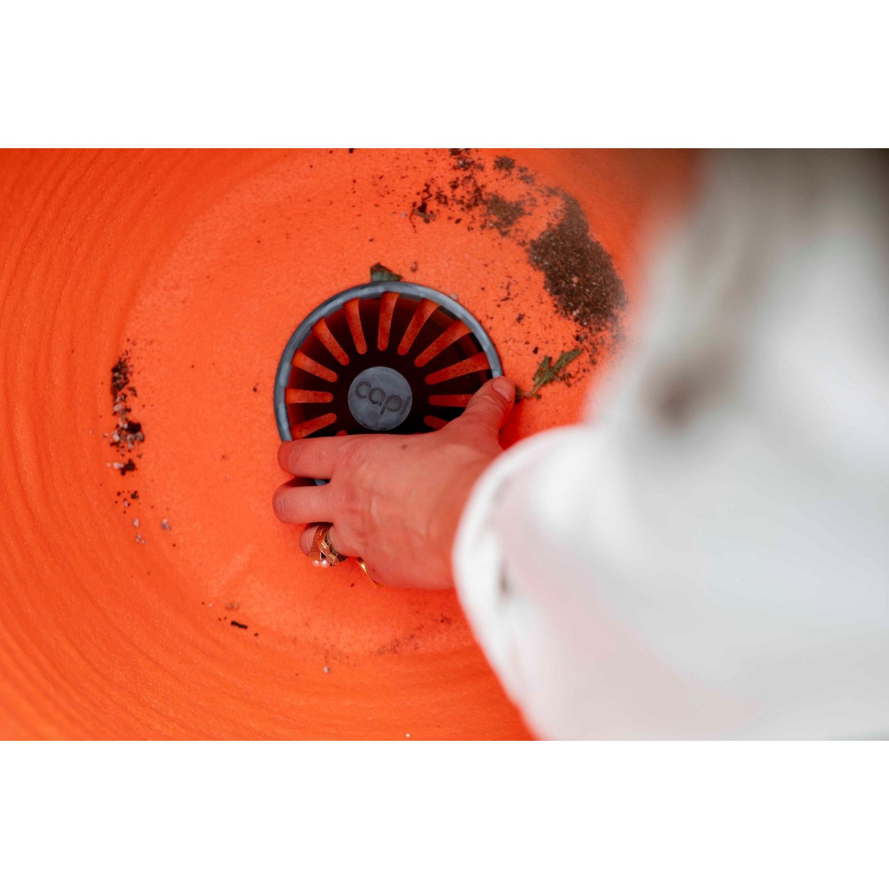 Capi Europe Drainagekapje antraciet - 12x6 - Antraciet