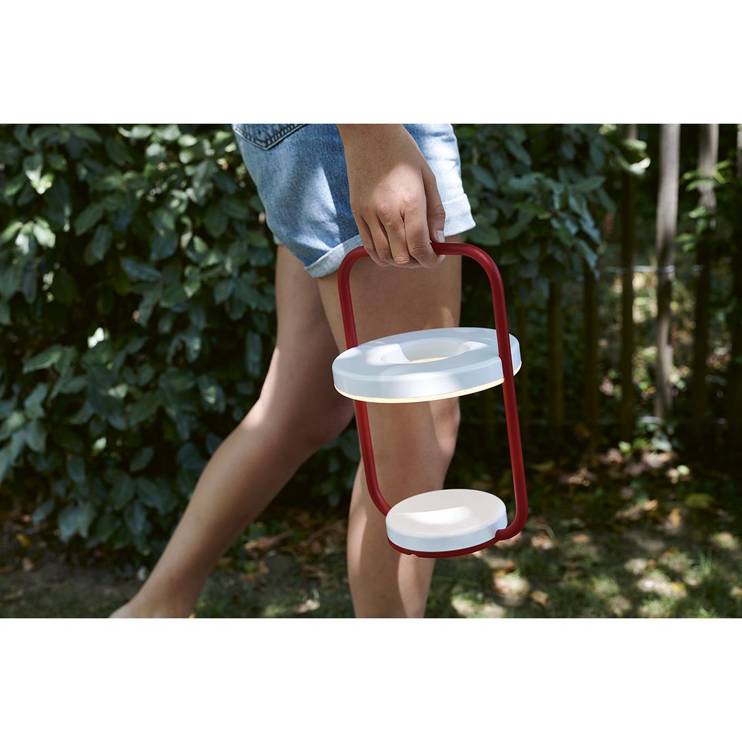 Fermob Ulli outdoor lamp - h30 cm - Coquelicot - mobiele lamp