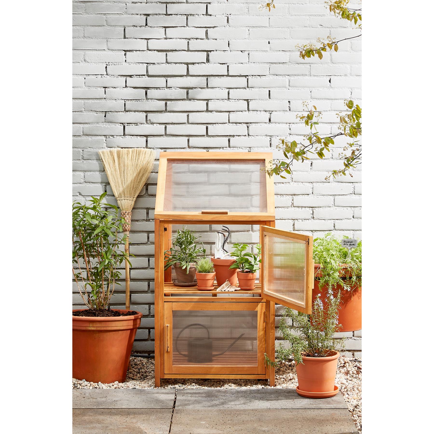 Mica Decorations Caminia Kweekkas M - L60 x B42 x H115 cm- Mahoniehout
