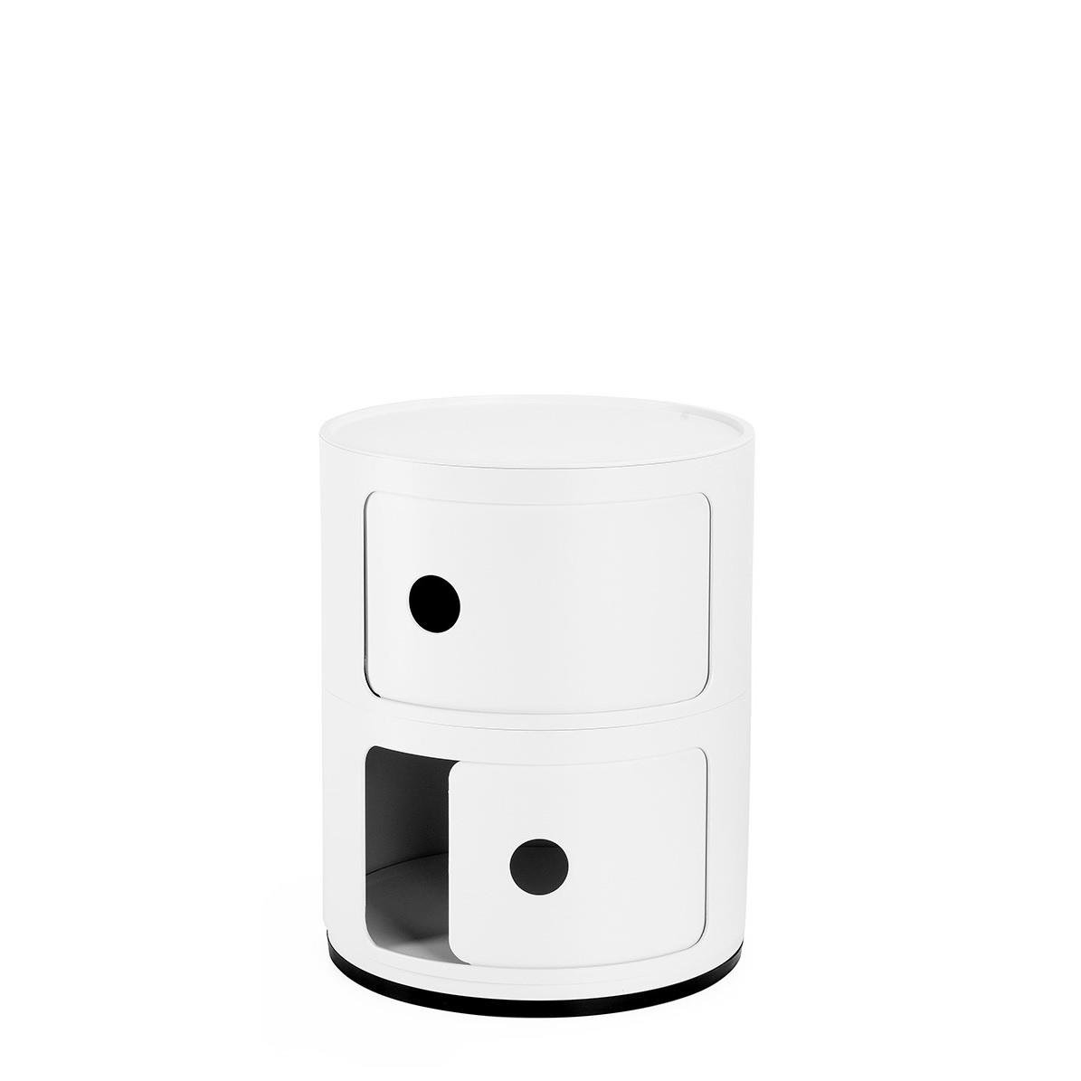 Kartell Componibili Kast - 2 Modules - Mat Wit