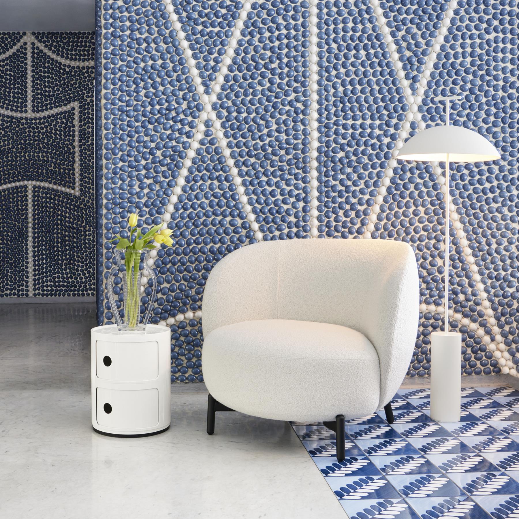 Kartell Componibili Kast - 2 Modules - Mat Wit