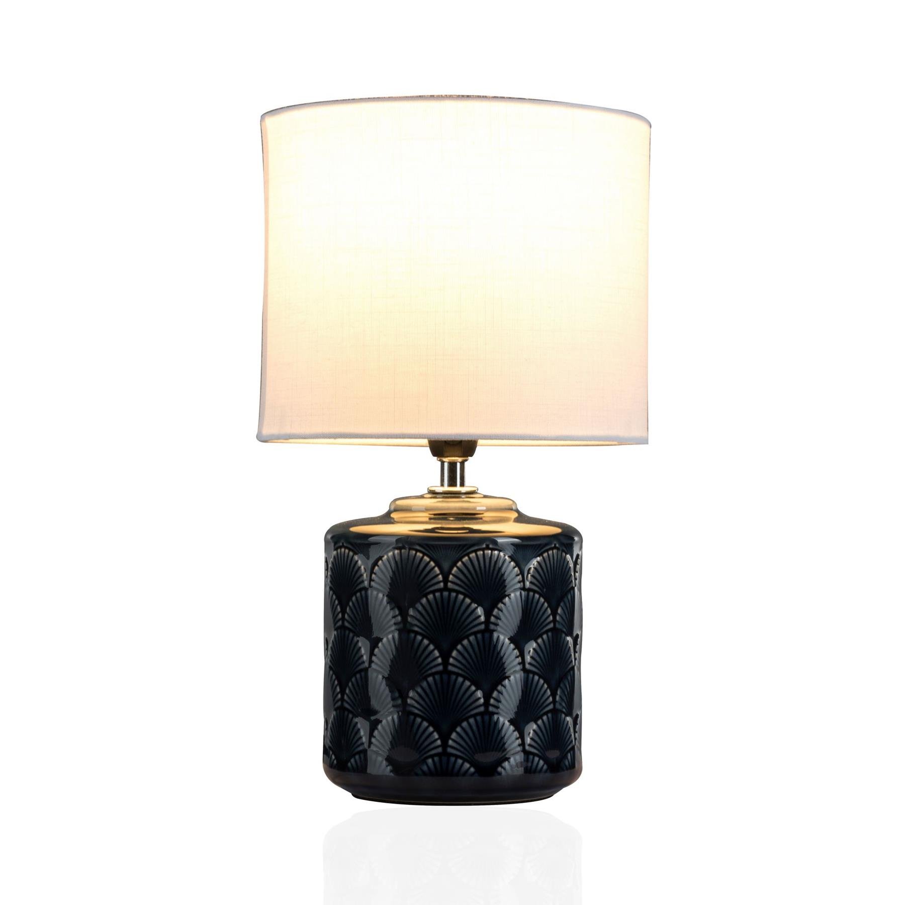 Pauleen Glowy Midnight Tafellamp blue ceramic.
