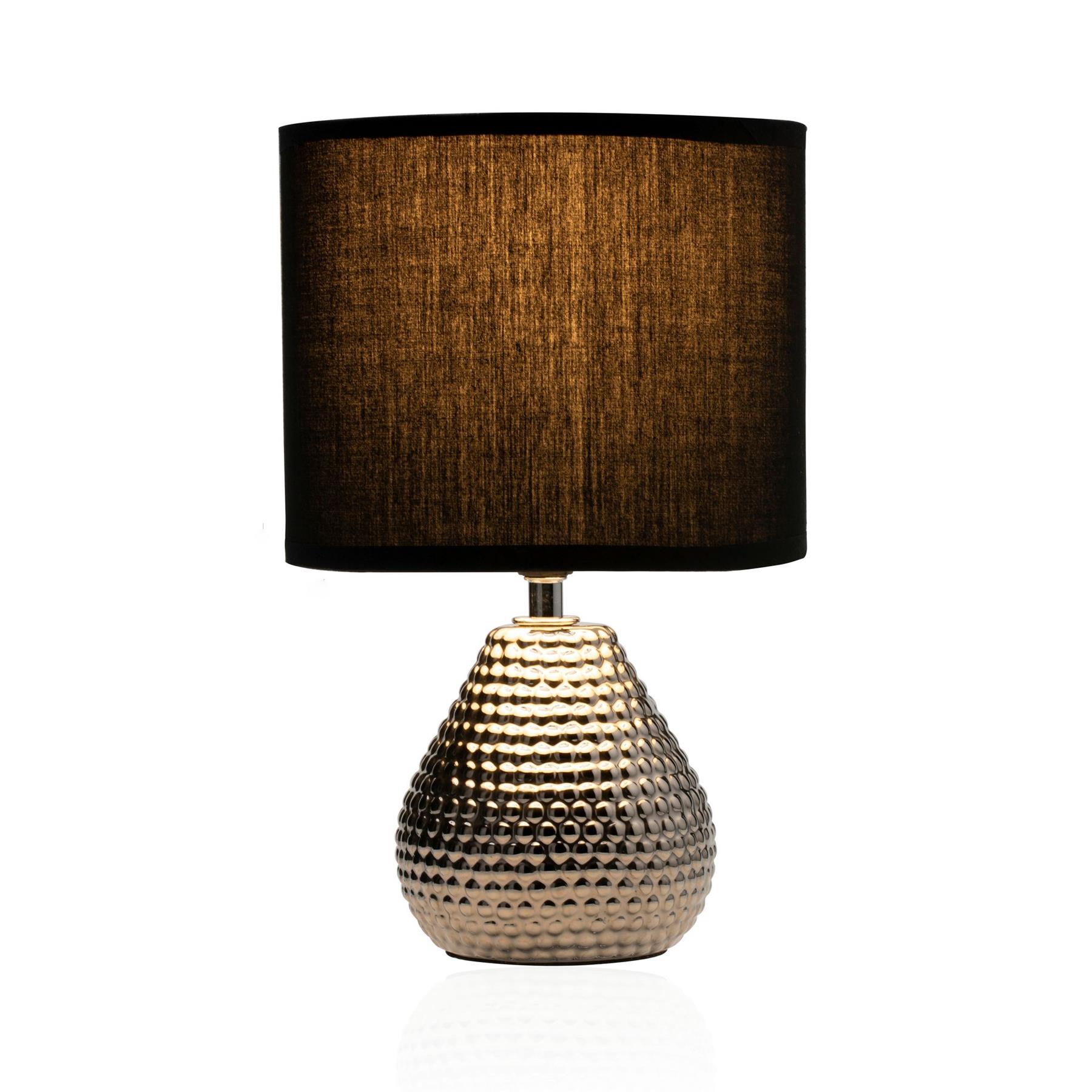 Pauleen SipofSilver Tafellamp blacksilver ceramic.