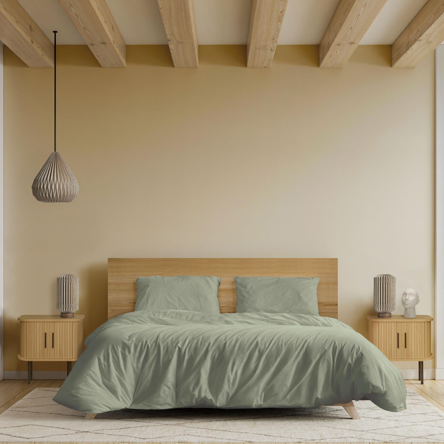 by fonQ Fresh Dekbedovertrek 200 x 200/220 cm - Sage Green