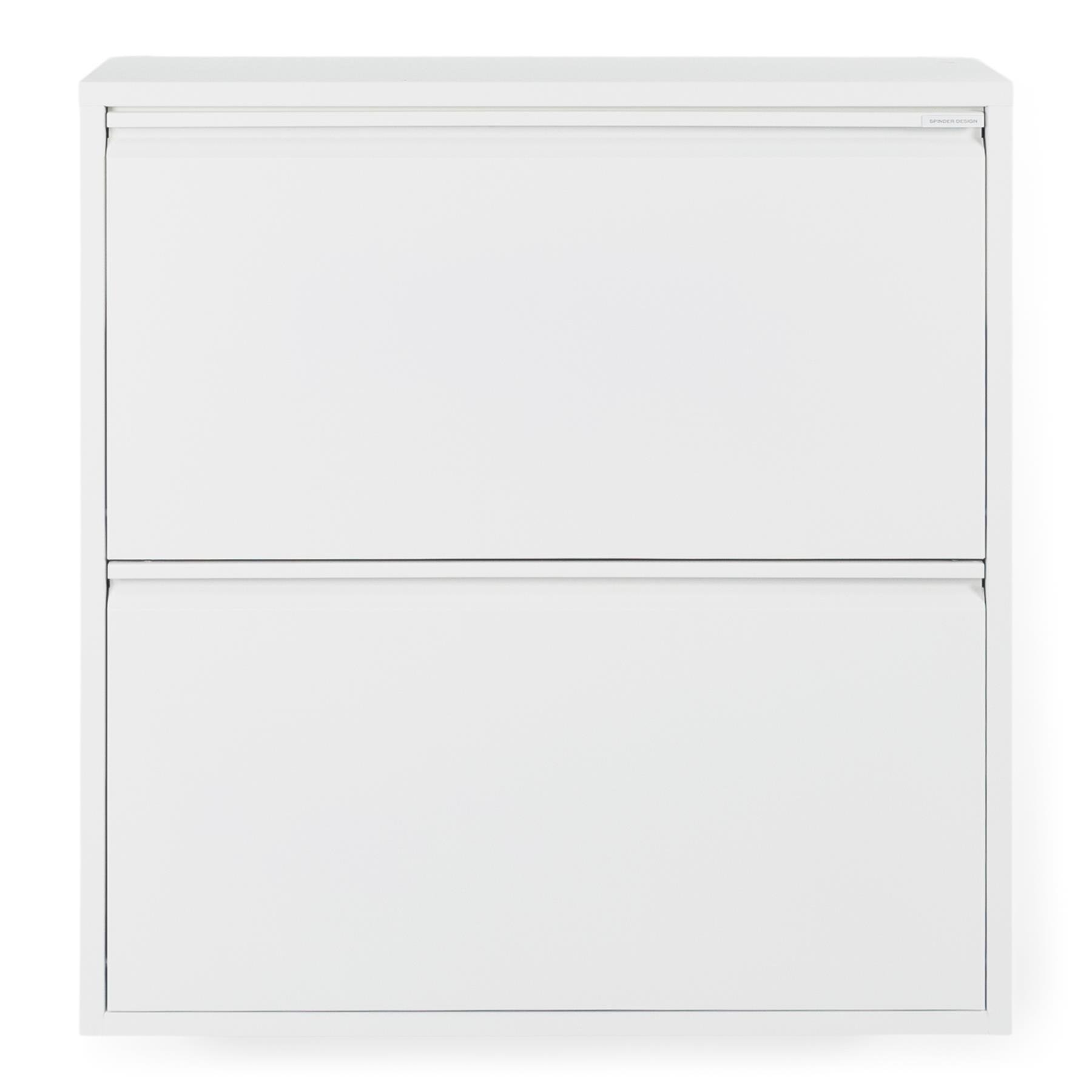 Spinder Design Billy 2 Schoenenkast - Wit