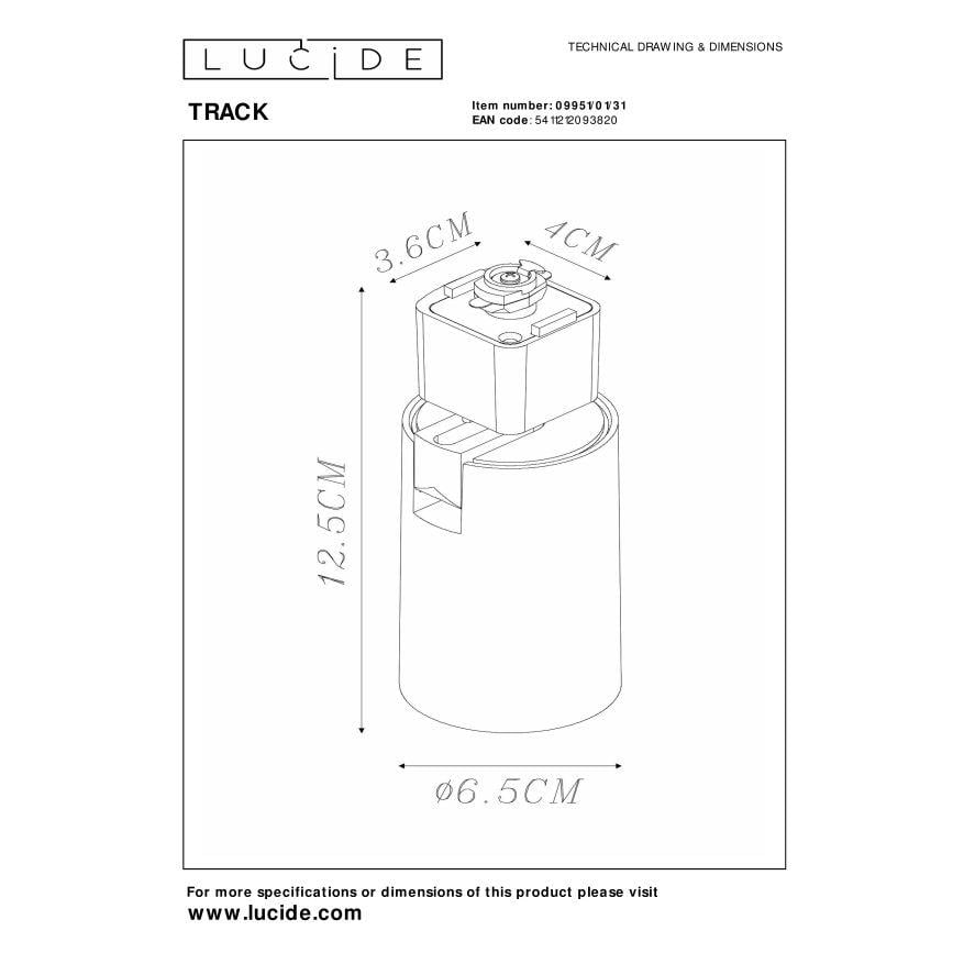 Lucide TRACK Railverlichting - Wit