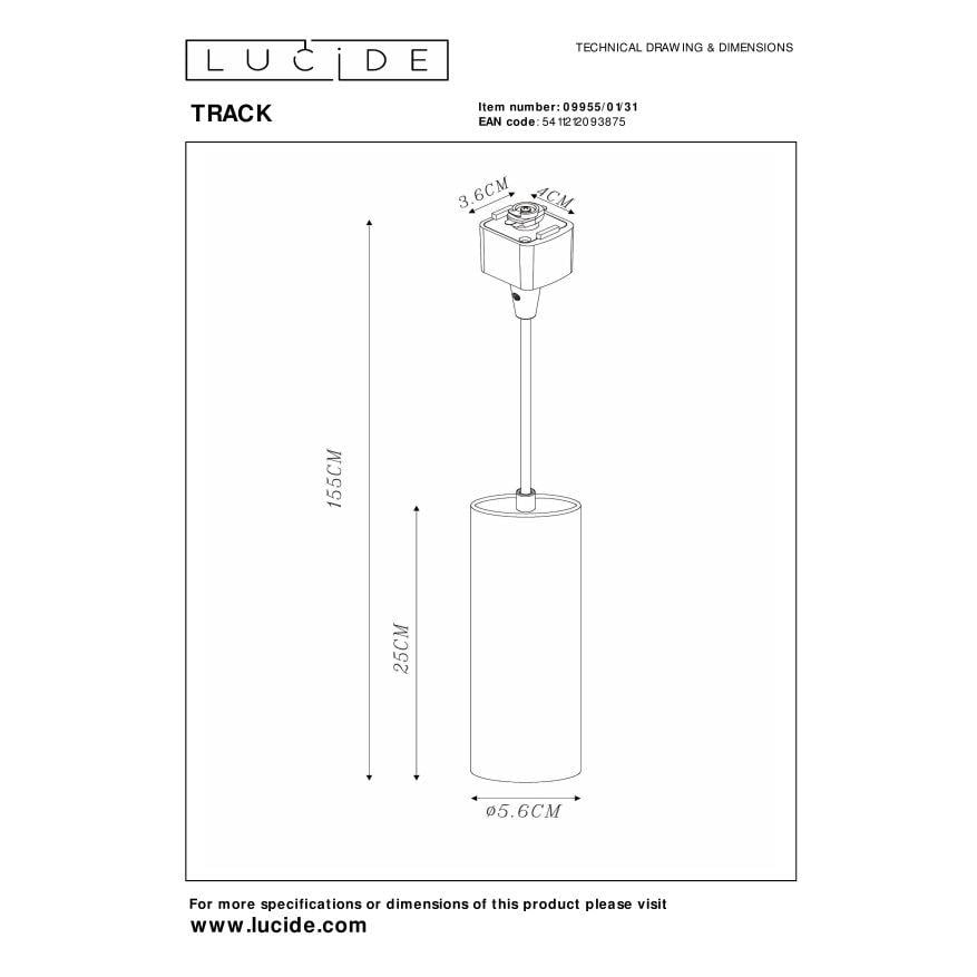 Lucide TRACK Railverlichting - Wit