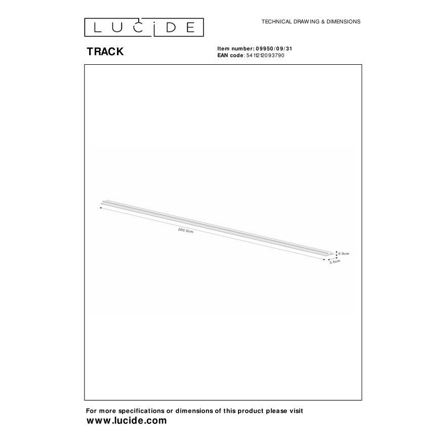 Lucide TRACK Railverlichting - Wit