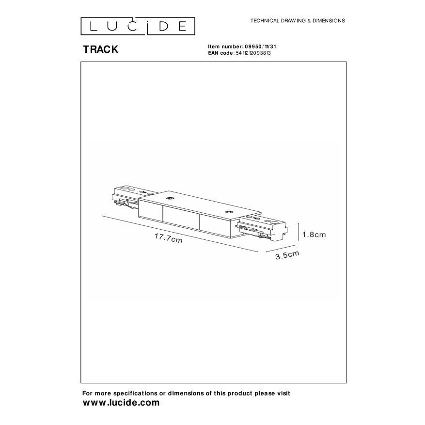 Lucide TRACK Railverlichting - Wit