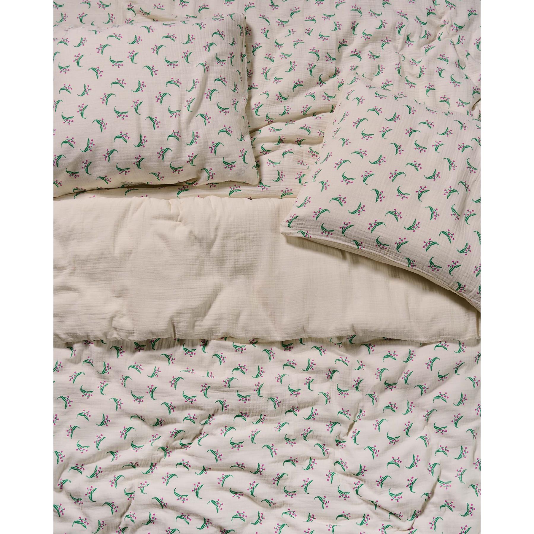 Essenza Lily melody Dekbedovertrek 240 x 220 cm - Tofu taupe