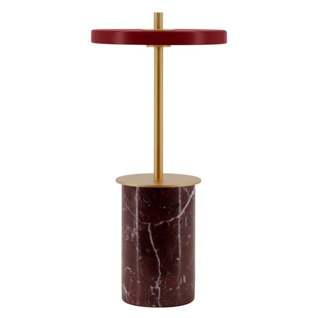 Umage Asteria Move Mini Tafellamp Oplaadbaar -  Rood Marmer