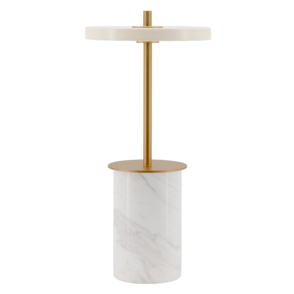 Umage Asteria Move Mini Tafellamp Oplaadbaar - Wit Marmer
