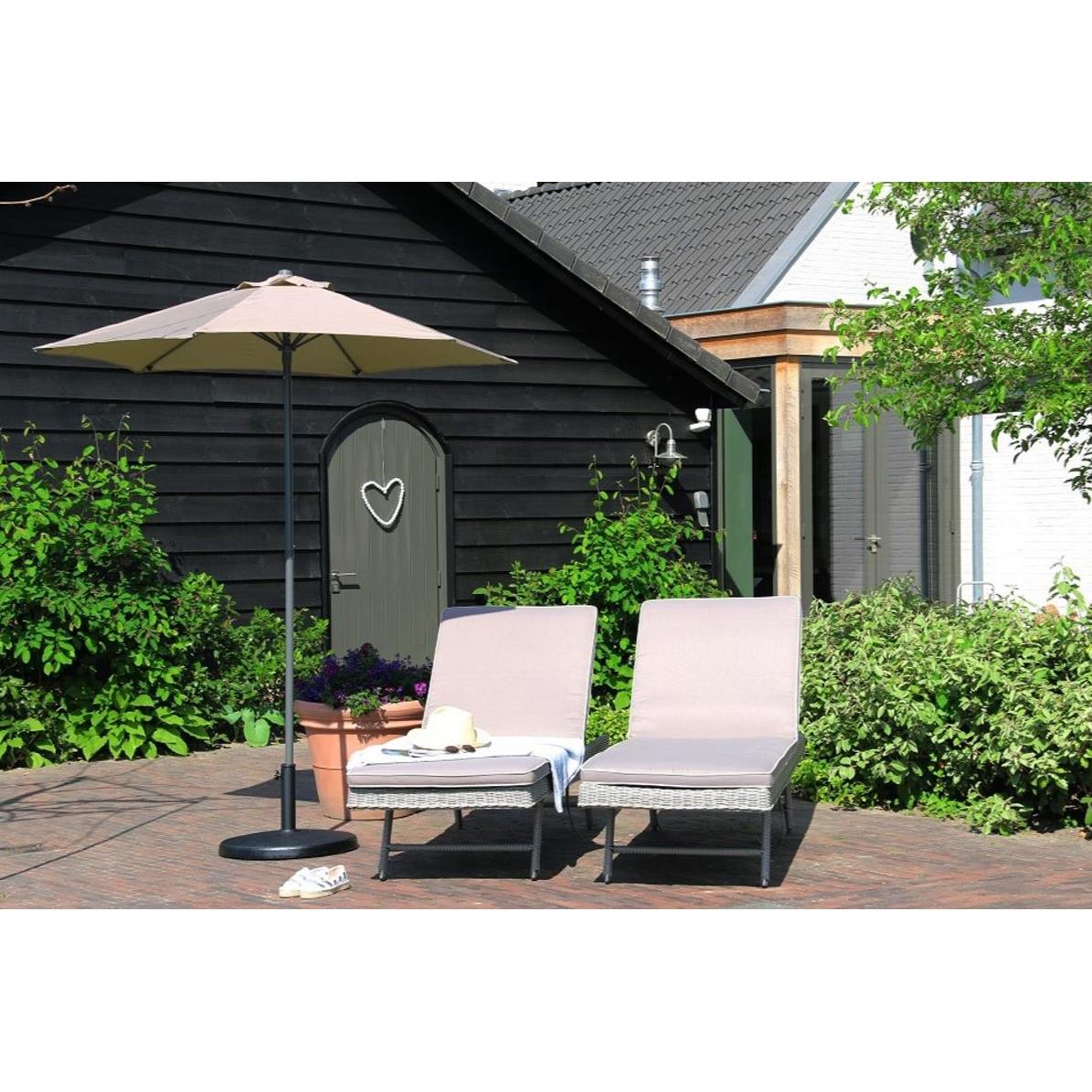 Parasol rond - Ø 200cm - ecru