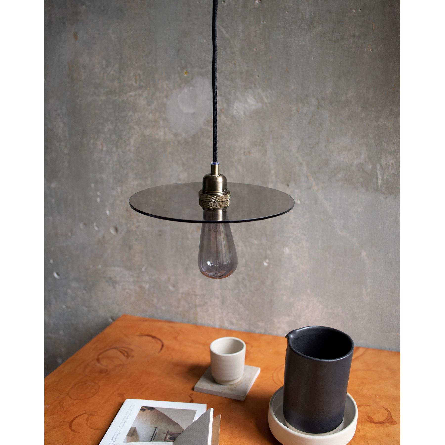 Frama Geometric Circle hanglamp medium Ø25 Smoked