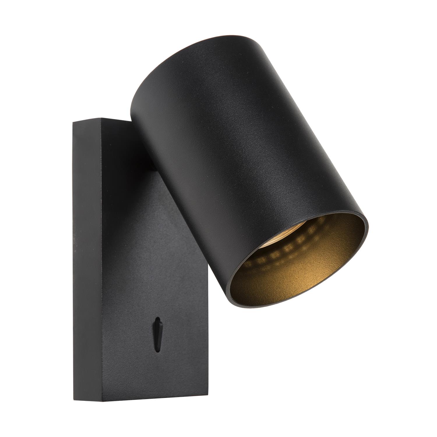 Atmooz Wandlamp Nuo Fix - Zwart - Muurverlichting