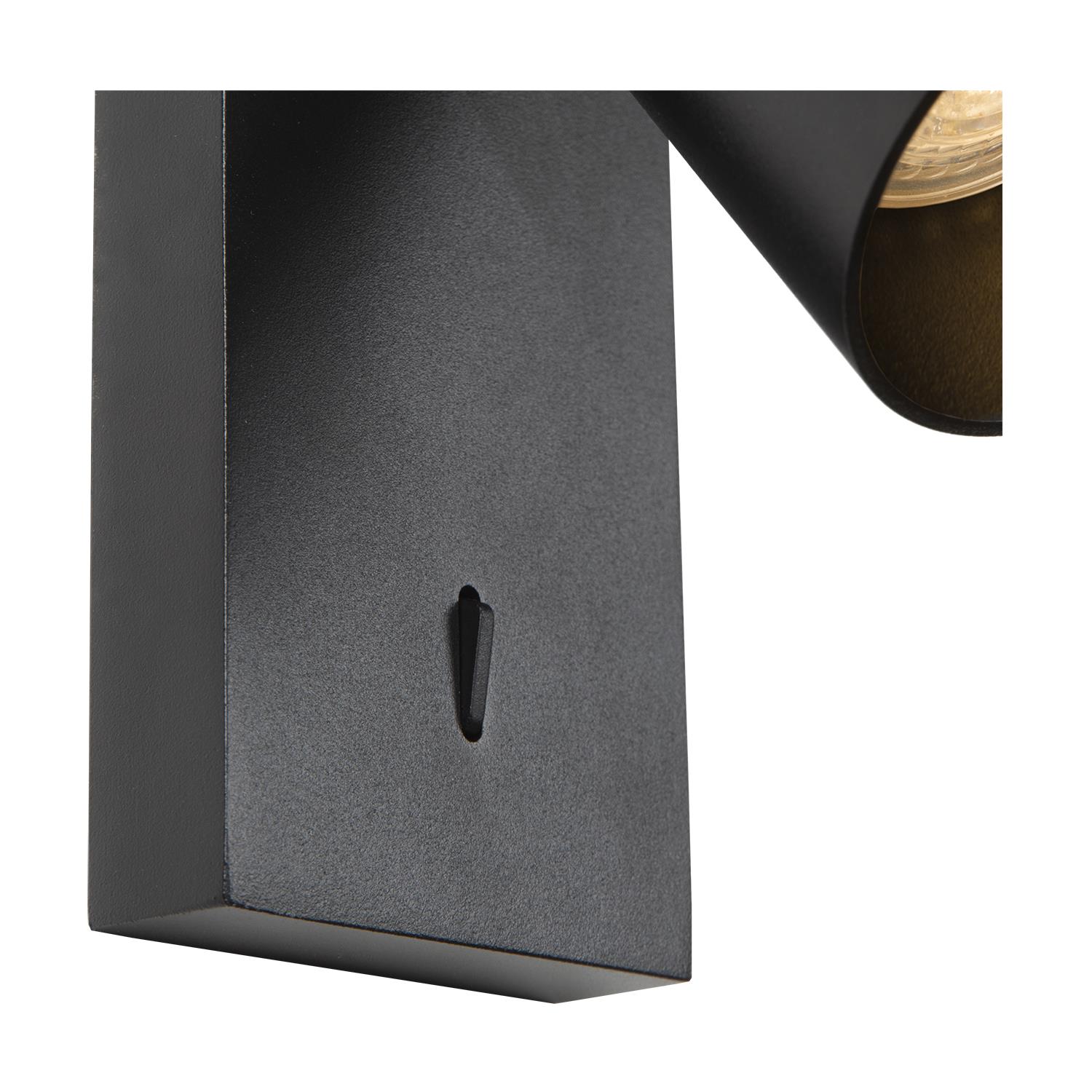 Atmooz Wandlamp Nuo Fix - Zwart - Muurverlichting