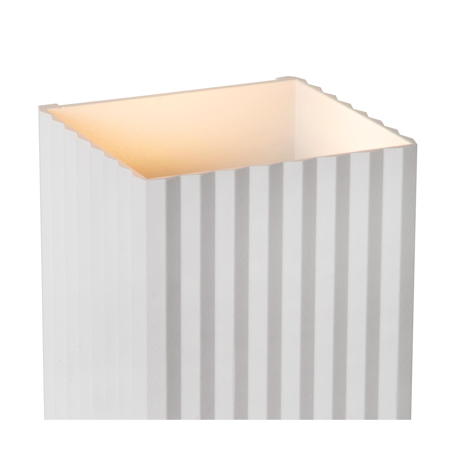Atmooz Wandlamp Ribble - Wit Rechthoekig - Muurverlichting