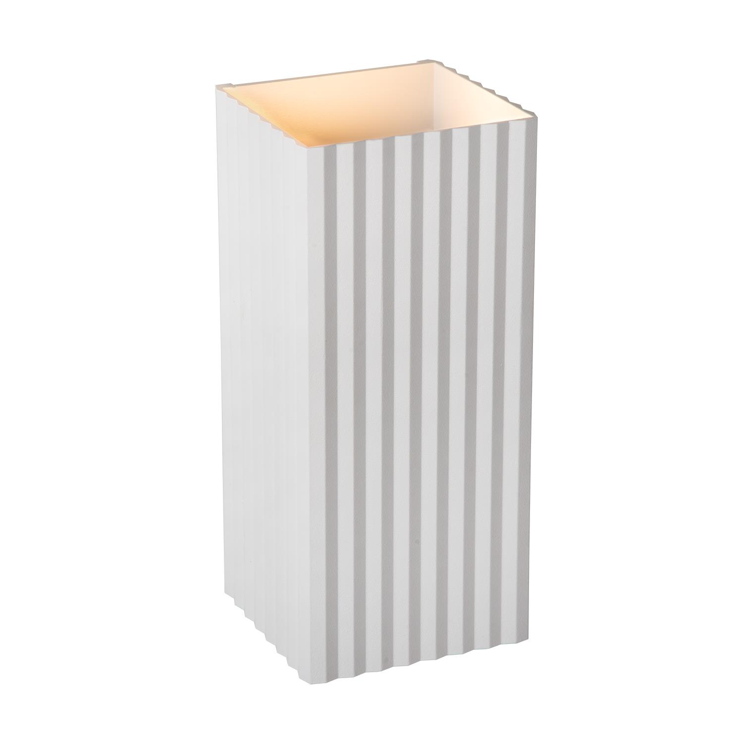 Atmooz Wandlamp Ribble - Wit Rechthoekig - Muurverlichting
