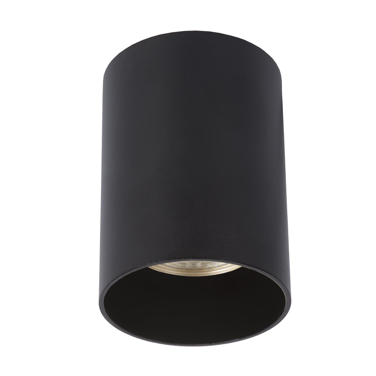 Atmooz Plafondlamp Nuo Fix - Zwart Metaal - Opbouw Plafondspot
