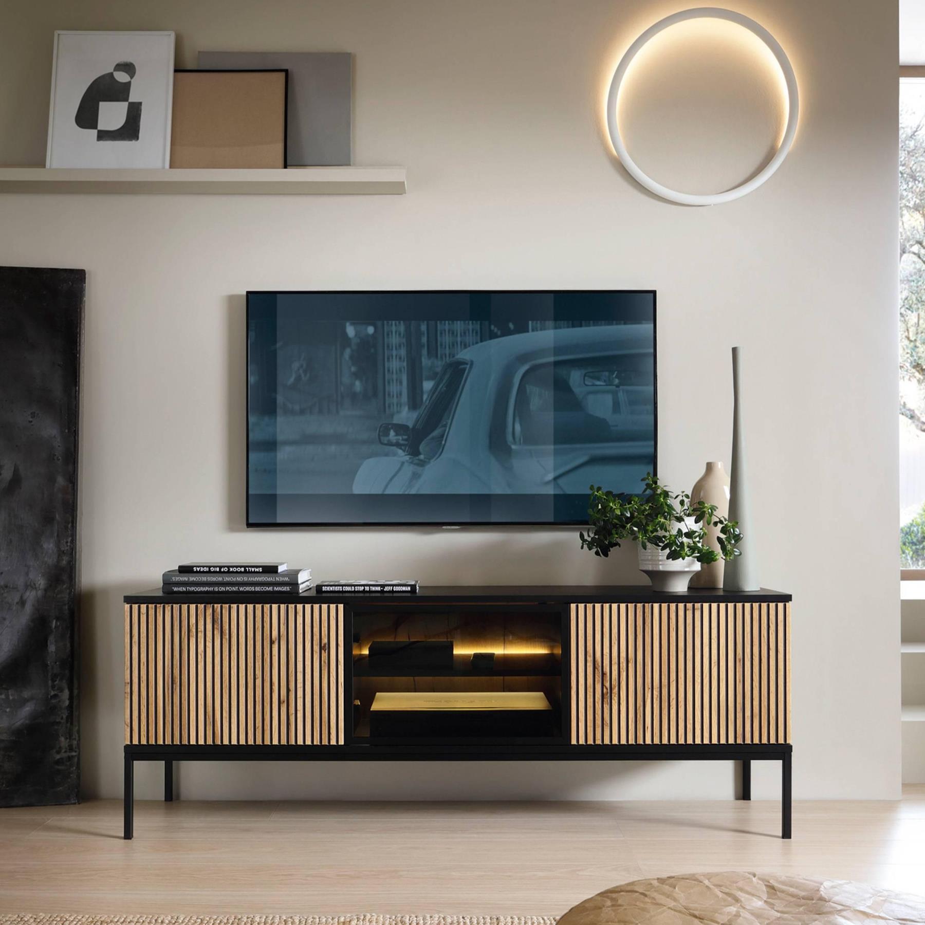 NADUVI Collection Tiana Tv-meubel met Verlichting