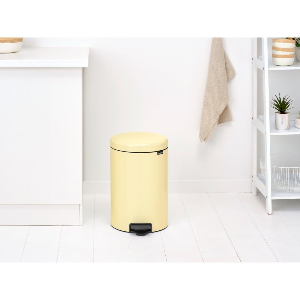 Brabantia NewIcon Pedaalemmer 20 L - Mellow Yellow