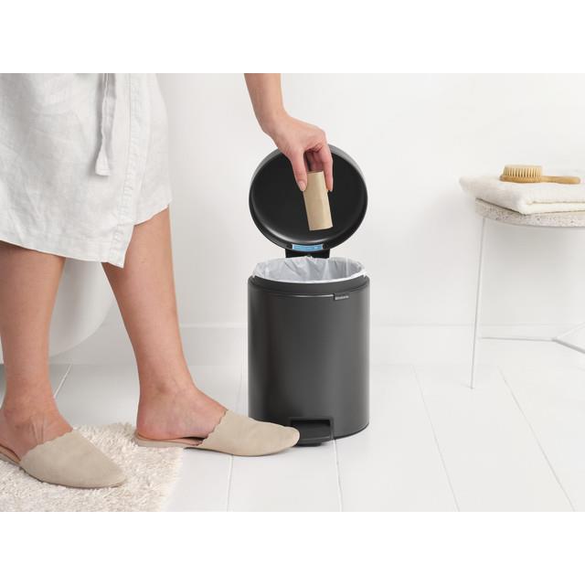 Brabantia NewIcon Pedaalemmer 5 Liter - Confident Grey