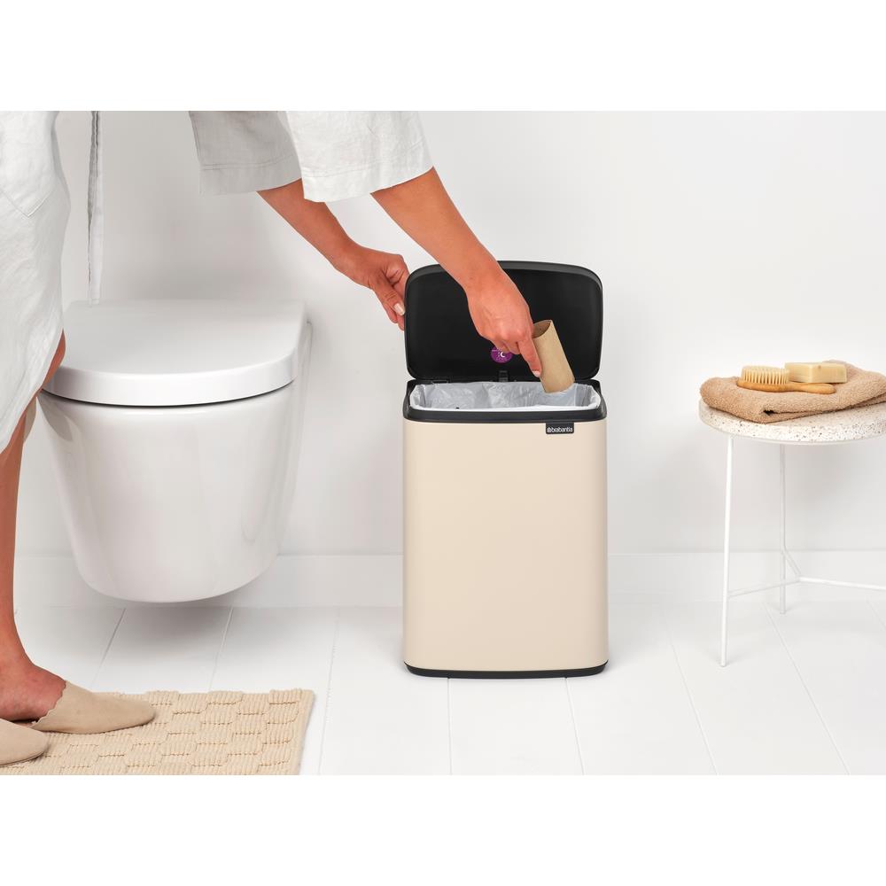 Brabantia Bo Prullenbak 12 L- Soft Beige