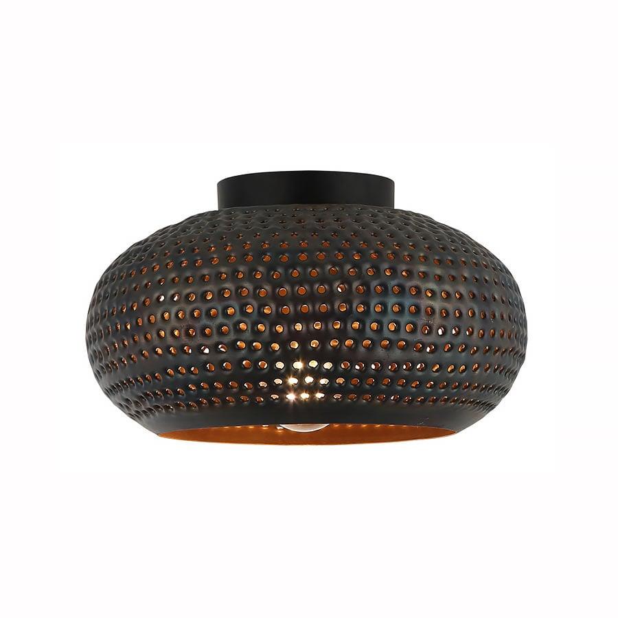 Freelight Plafondlamp Fuoco Bruin Zwart Ø 30cm  E27 Fitting