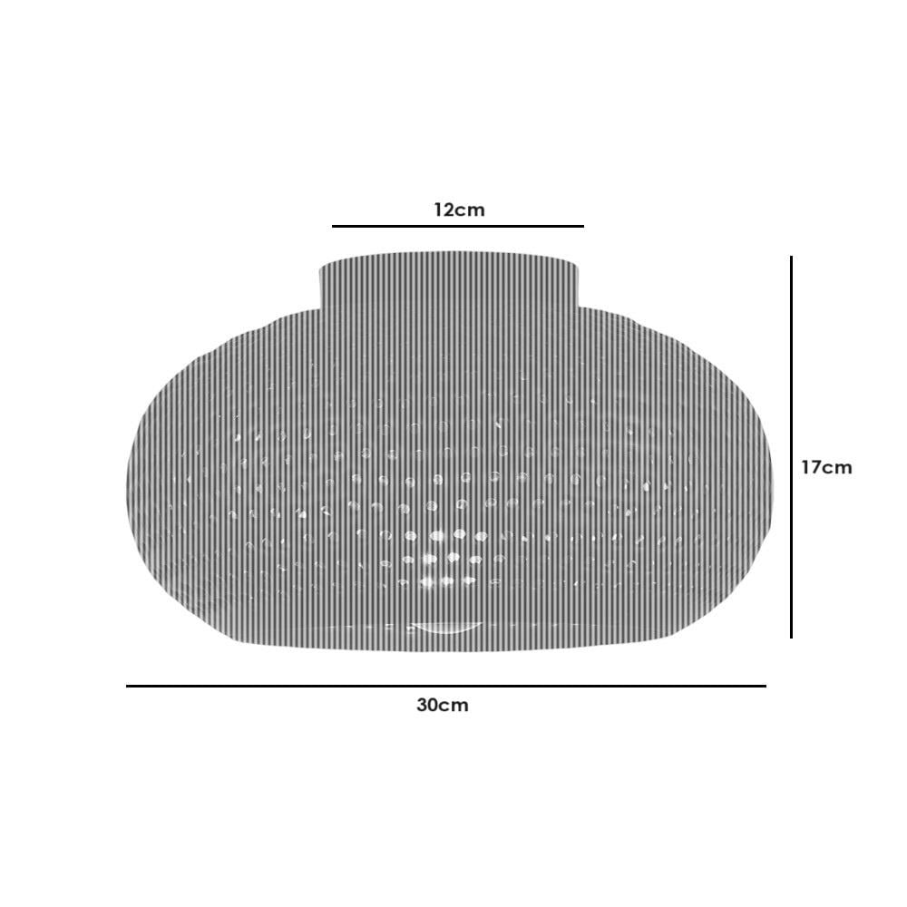 Freelight Plafondlamp Fuoco Bruin Zwart Ø 30cm  E27 Fitting