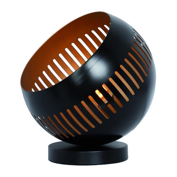 Freelight Tafellamp Globo Zwart - Goud Ø 24cm E27