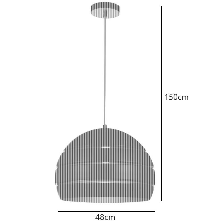 Freelight Hanglamp Djarin Mat Zwart & Goud Ø 48cm