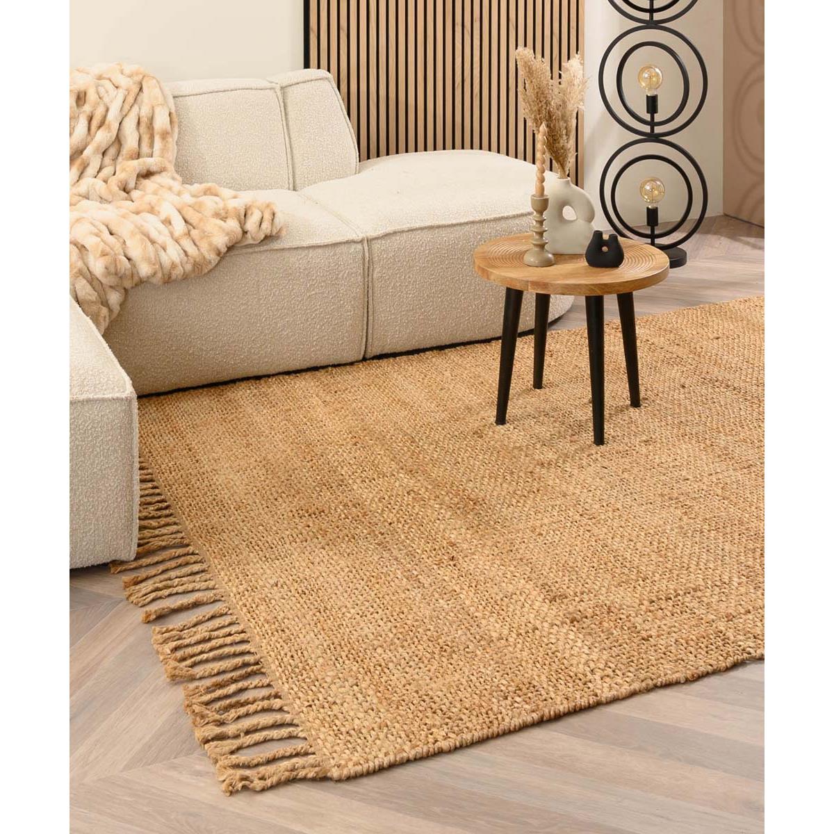 Boho&me Jute vloerkleed Chunky - Boho&me - naturel - 160x230 cm