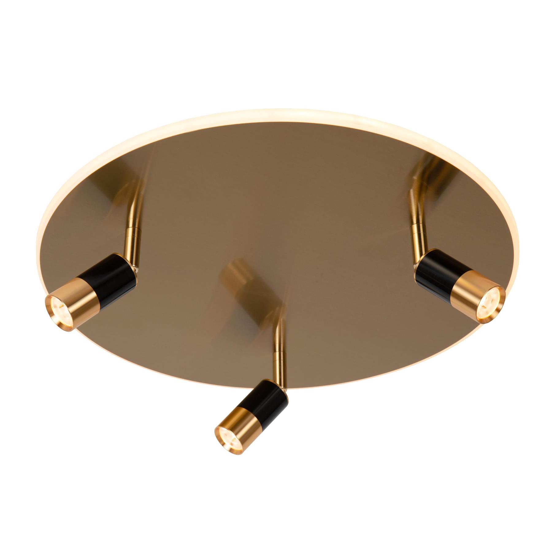 Lucide JUBEL Plafonnière - Mat Goud | Messing