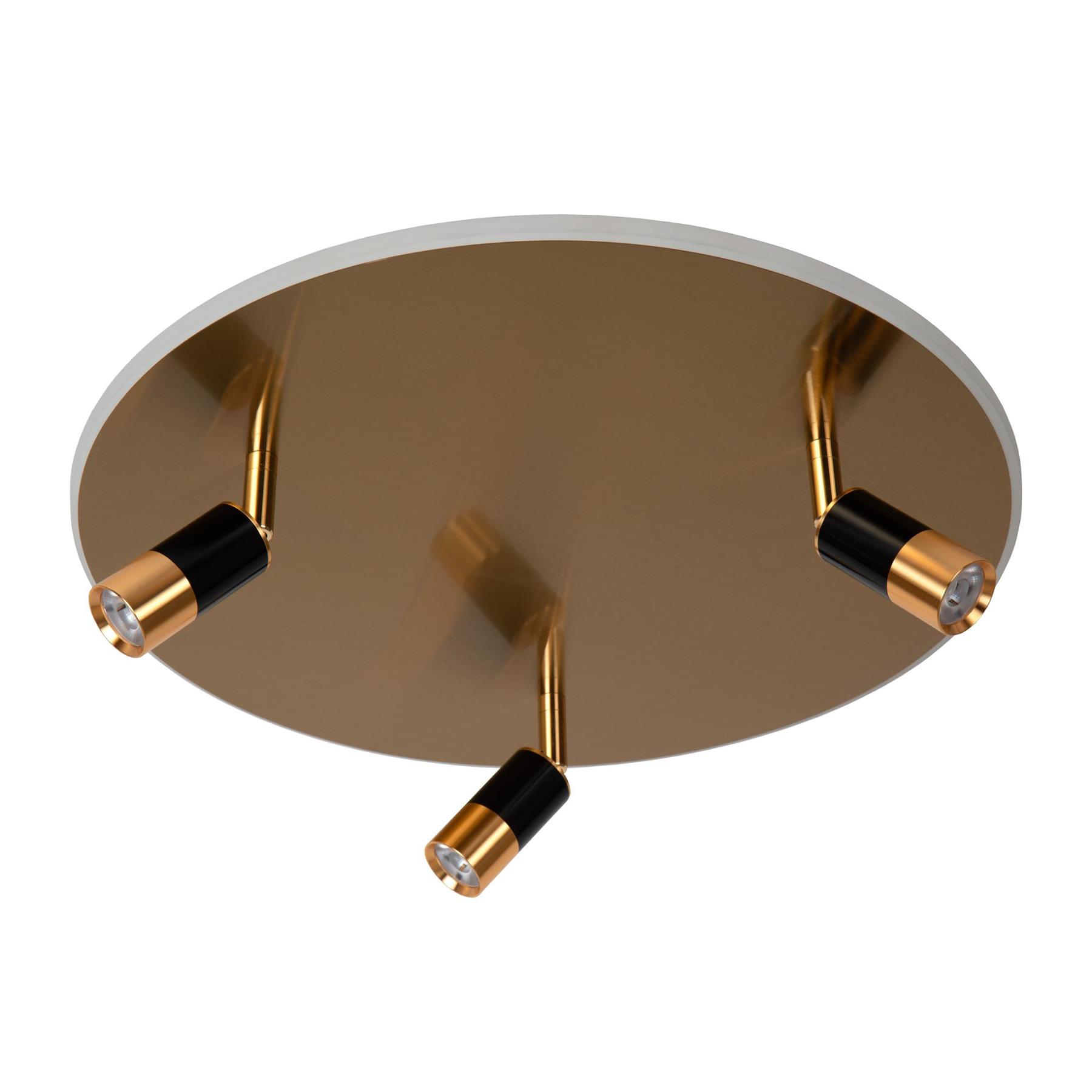 Lucide JUBEL Plafonnière - Mat Goud | Messing