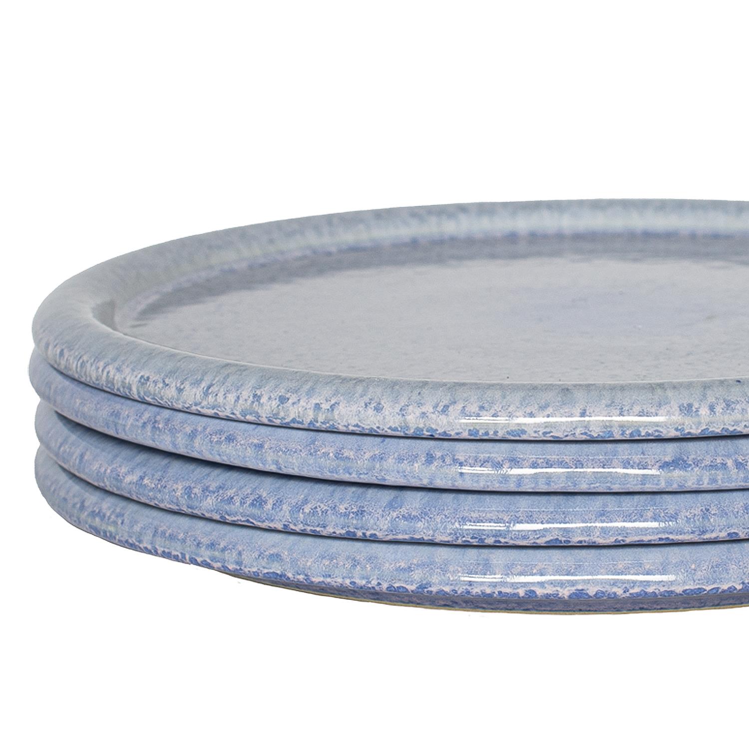 by fonQ Bold Dinerborden Blauw 4st. - Ø 27 cm