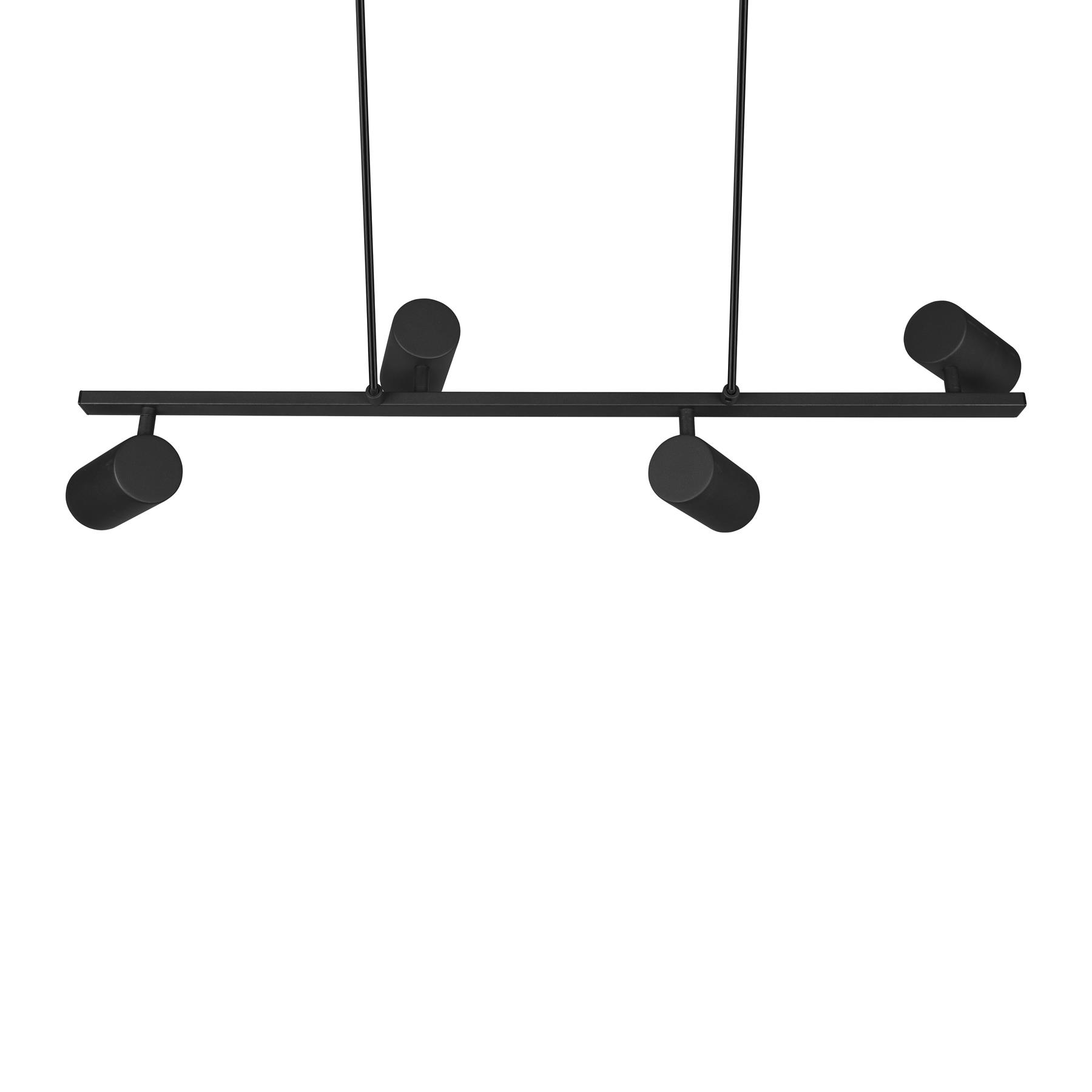 Trio Marley Hanglamp Mat Zwart - 4x GU10