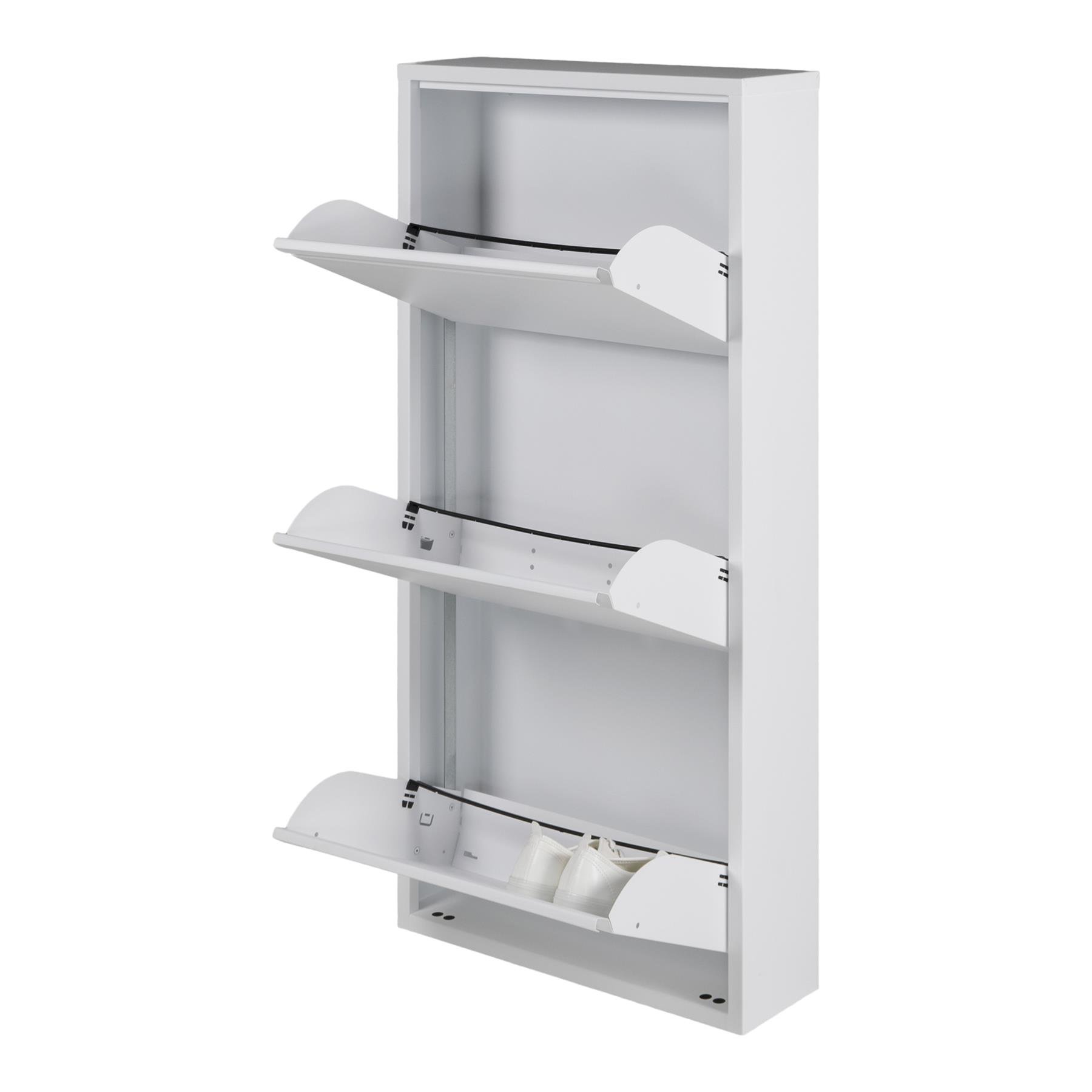 Spinder Design Billy 3 Schoenenkast - Wit