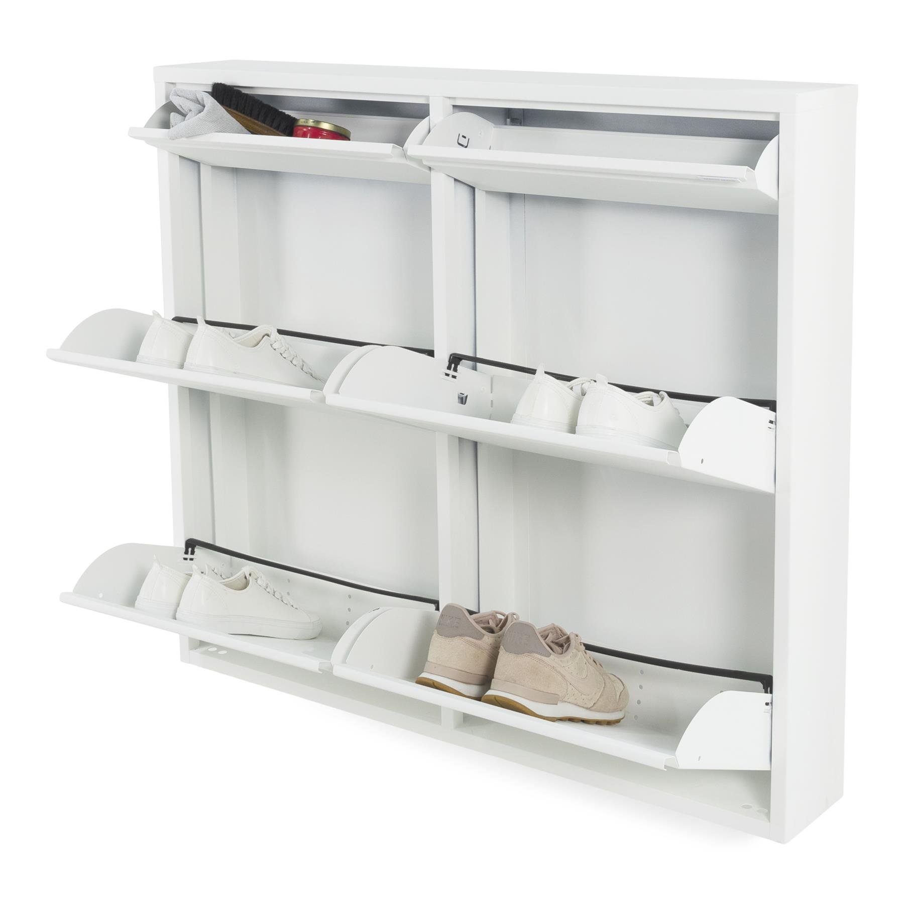 Spinder Design Billy 6 Schoenenkast - Wit