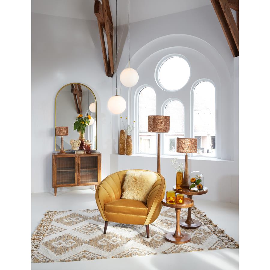 Light & Living - Hanglamp MEDINA - Ø30x30cm - Wit