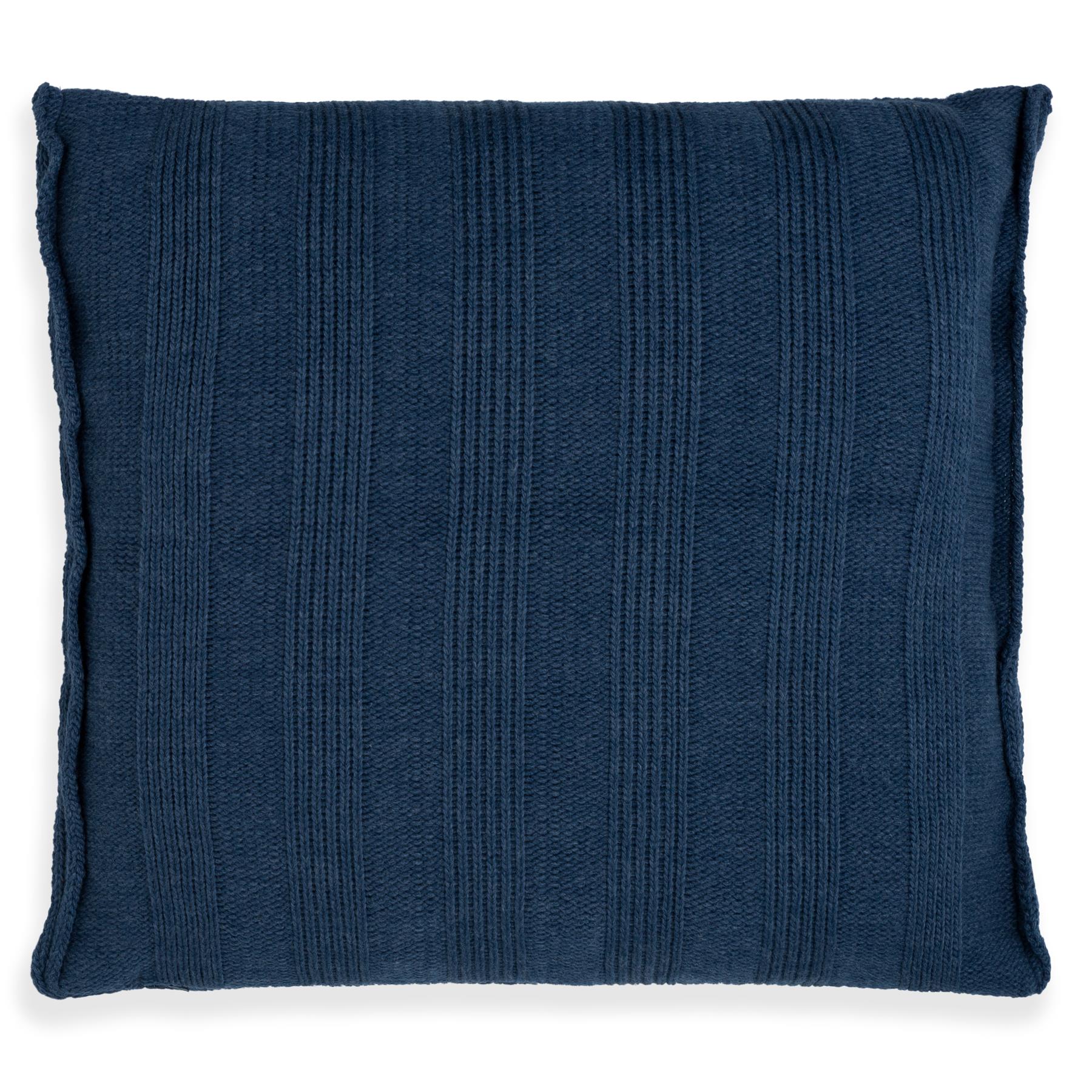 Knit Factory Jesse Sierkussen - Jeans - 50x50 cm