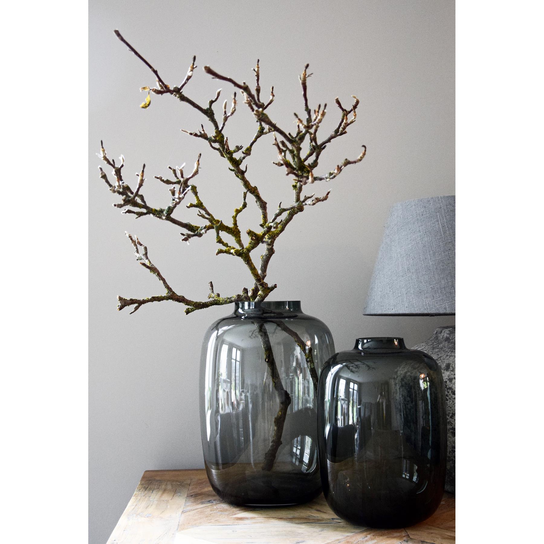 Vase The World - Kara S grey Ø21 x H29 cm
