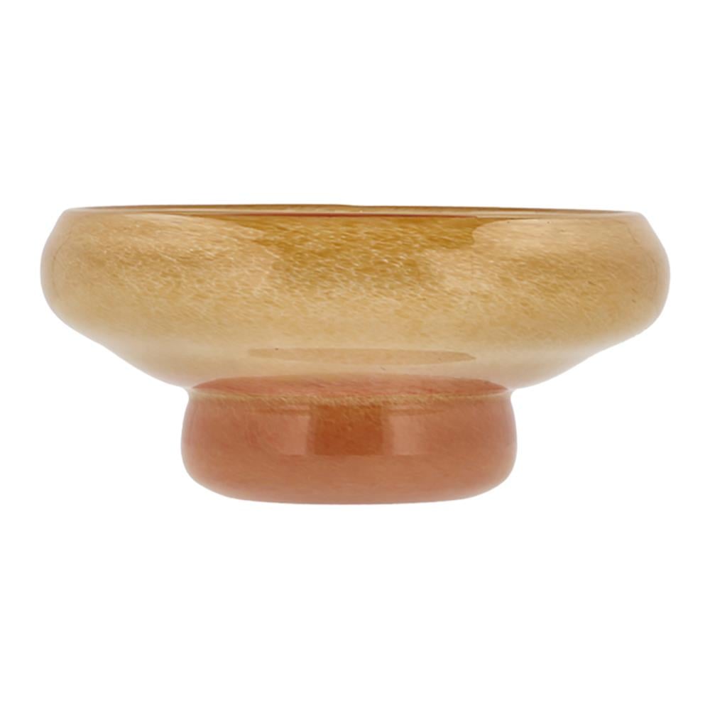Villa Collection Styles Glazen Schaal Ø 22 cm - Geel / Oranje