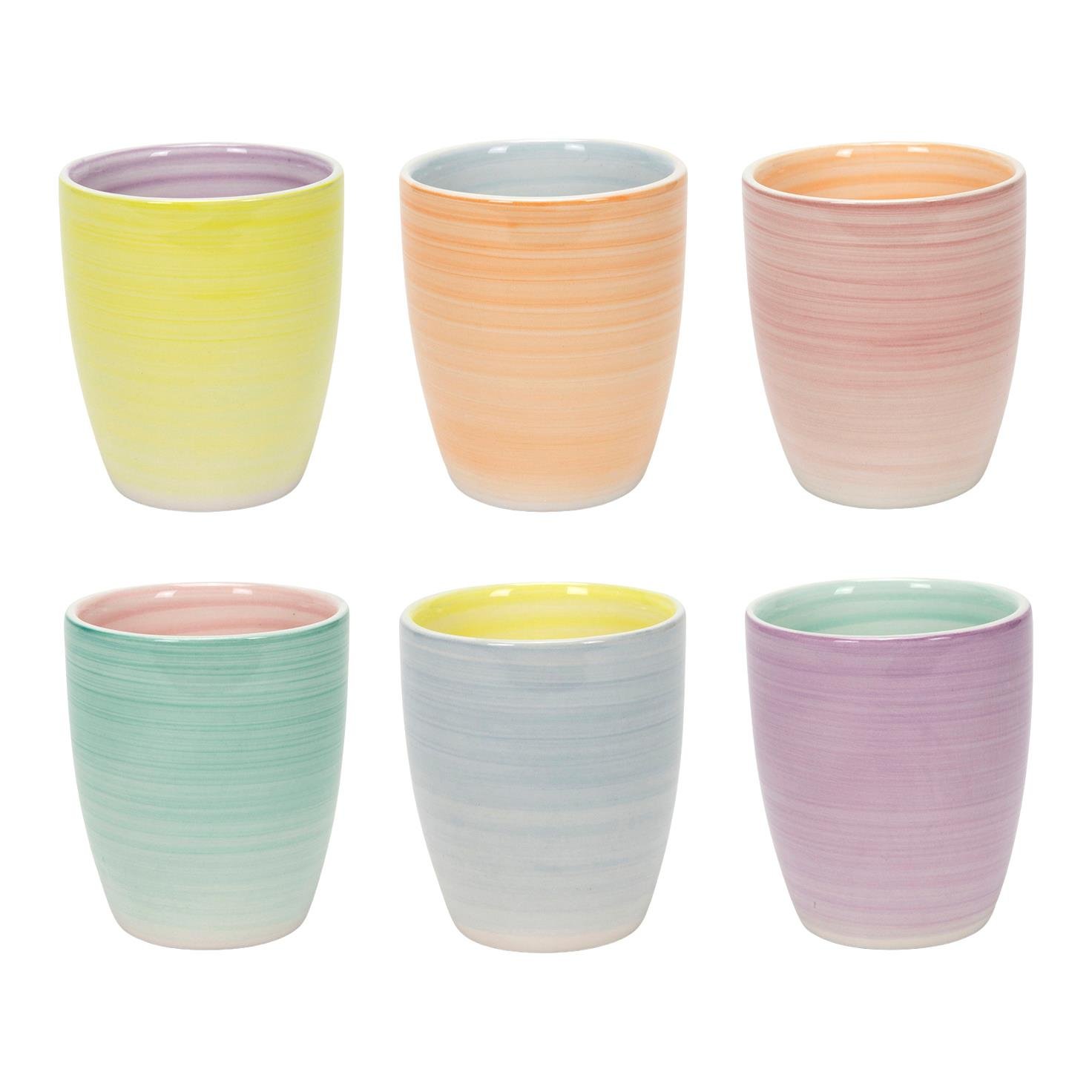 Studio Tavola Azur Koffiemok Bright 0,18 L - Set van 6