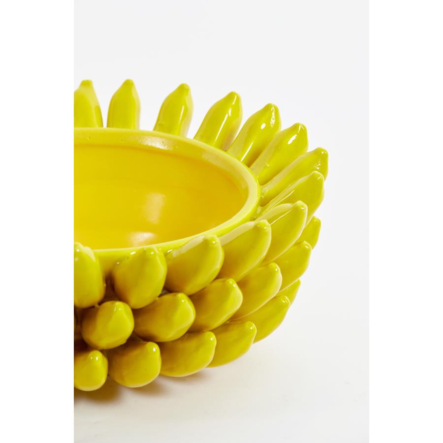 Light & Living - Schaal ZITA - Ø34x15cm - Geel