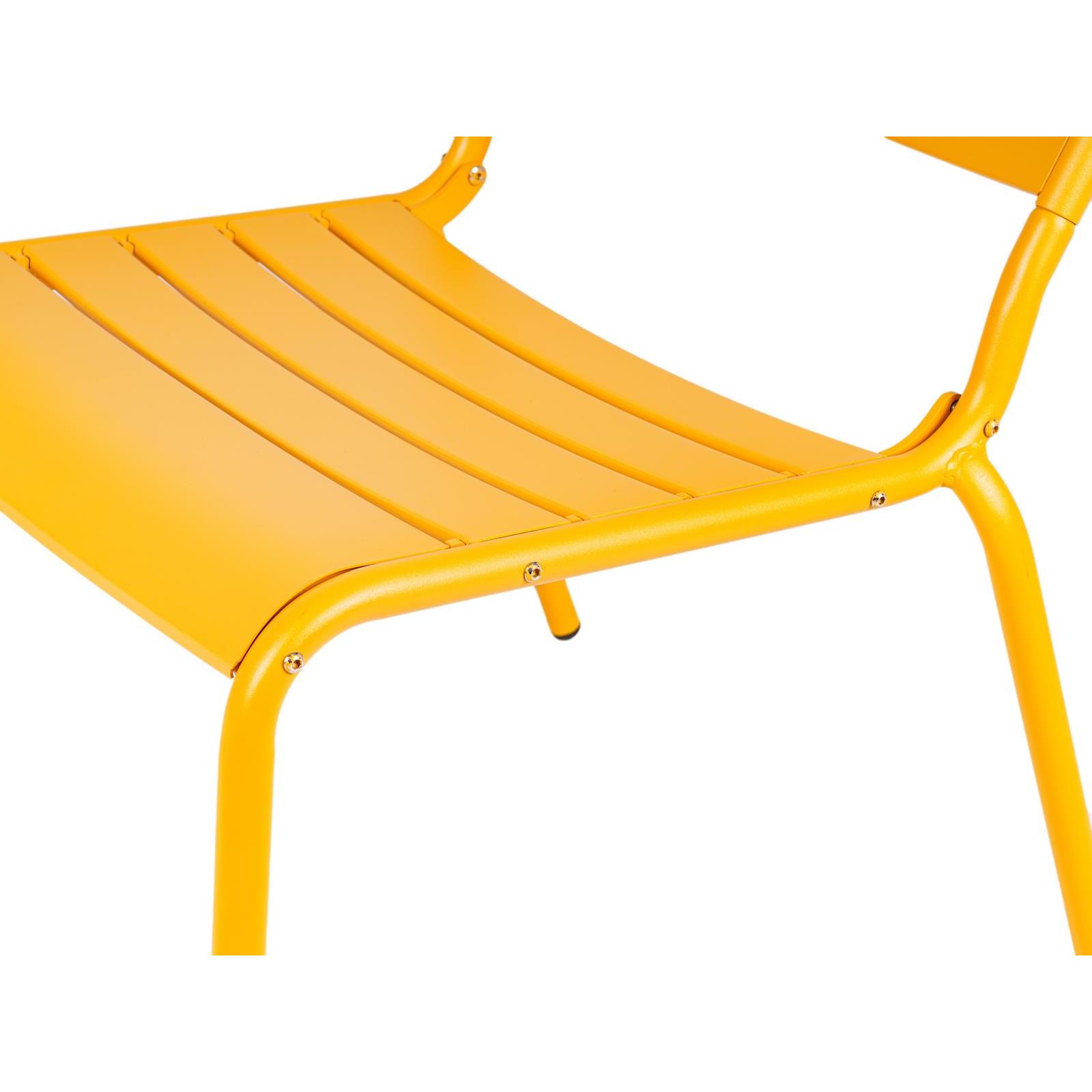 MaximaVida metalen loungestoel Max XXL okergeel - doos per 2 stuks