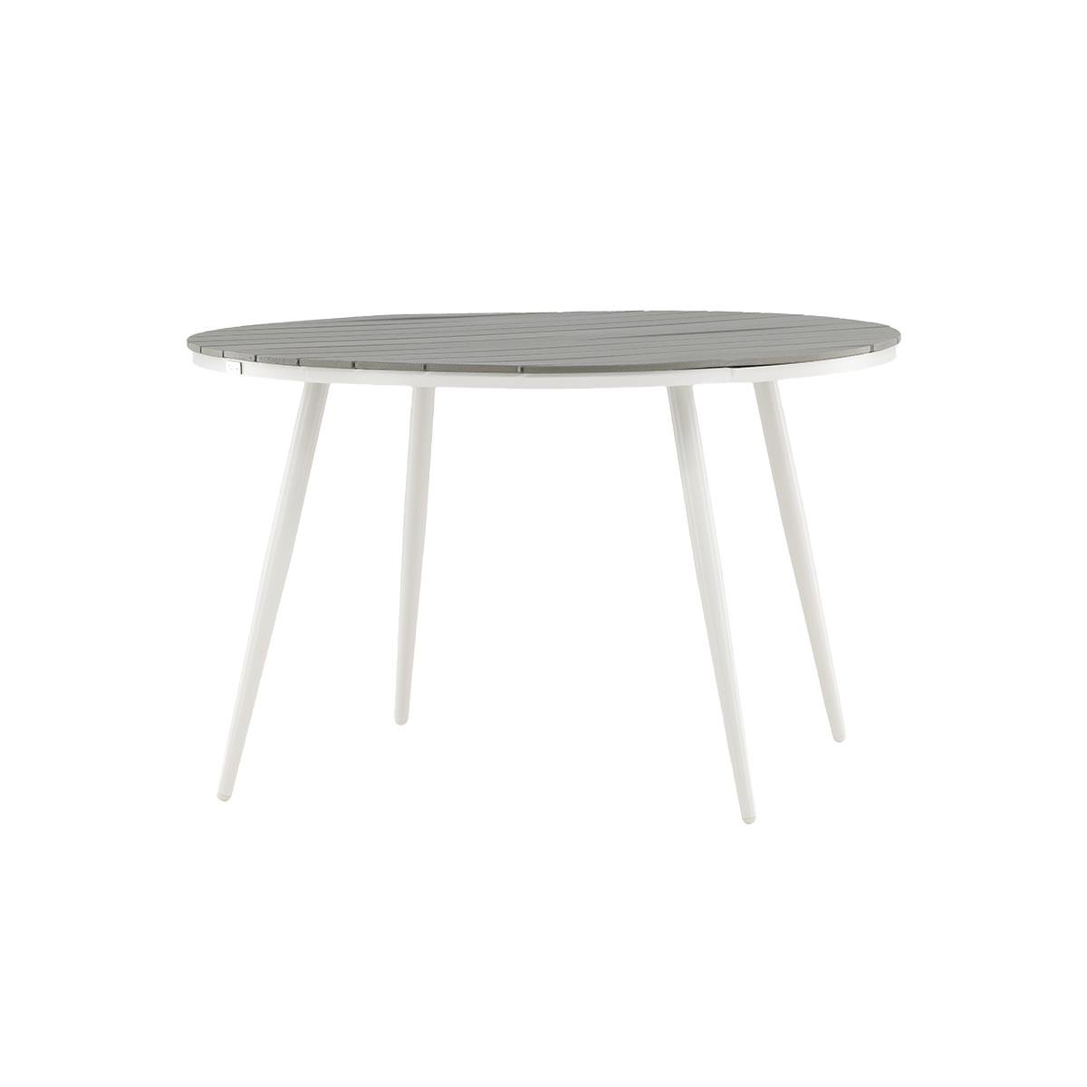 Nest outdoor Aaron Ronde Polywood Tuintafel - Wit