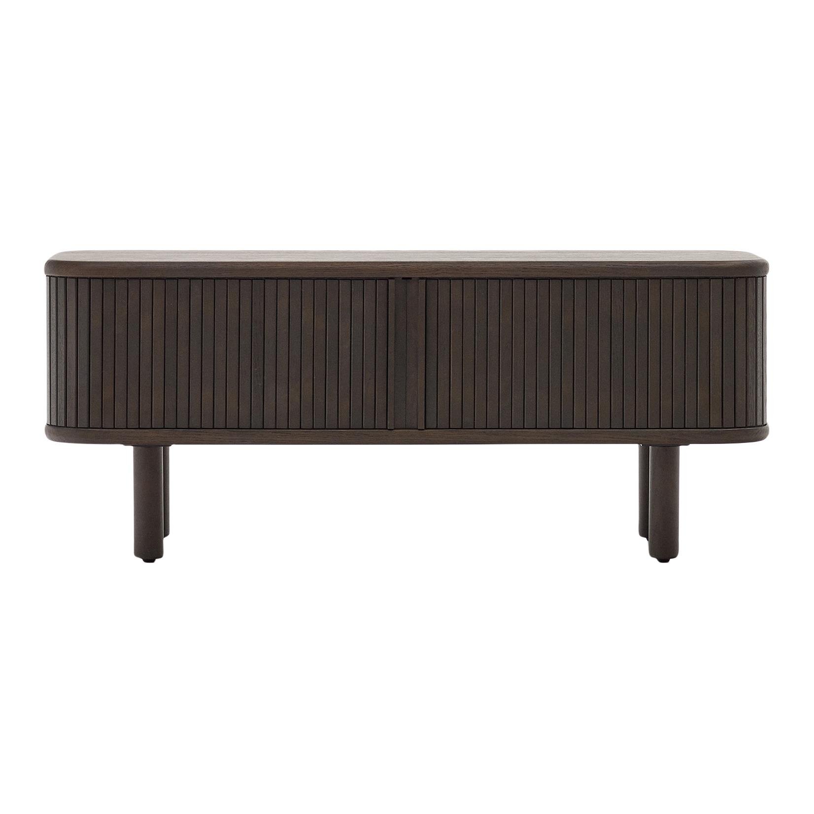 Kave Home Mailen Tv-meubel - B 120 cm - Donkerbruin